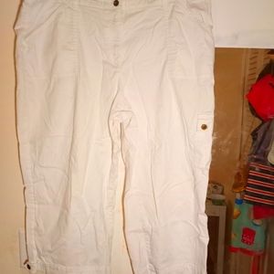Womens 18 westbound white pants